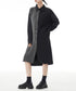 Herringbone Panel Shirt Dress